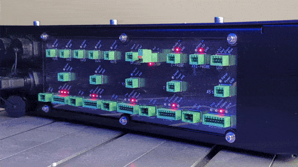 Status LEDs Konnektorseite